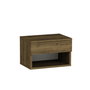 Hanah Home Mesita de noche Rıbes - Walnut